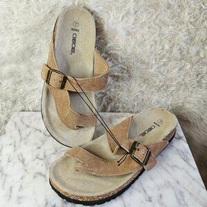 Cherokee Addies 2 Tan Sandal Size: US 7